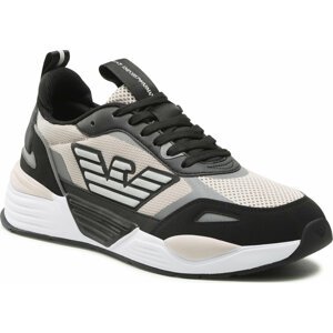 Sneakersy EA7 Emporio Armani X8X070 XK165 R363 Black/Silver Cloud