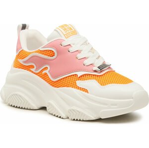 Sneakersy Steve Madden Primer SM11002356-18Q White/Orange
