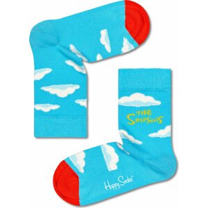 Vysoké dětské ponožky Happy Socks KSIM01-6000 Modrá