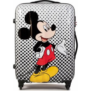 Střední Tvrdý kufr American Tourister Disney Legends 64479-7483-1CNU Mickey Mouse Polka Dot
