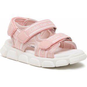 Sandály Calvin Klein Jeans Velcro Sandal V1A2-80500-0034 S Pink 302