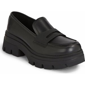 Loafersy Calvin Klein Jeans Chunky Combat Loafer Wn YW0YW01120 Triple Black 0GT