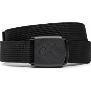 Pánský pásek Calvin Klein Jeans Logo Plaque Webbing Belt K50K510160 BDS
