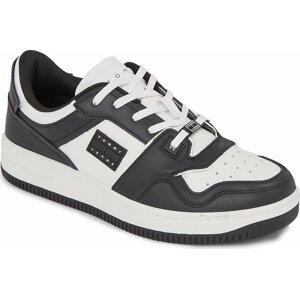 Sneakersy Tommy Jeans Tjm Basket Wl EM0EM01287 Black/ White BDS