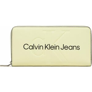 Velká dámská peněženka Calvin Klein Jeans Sculpted Mono Zip Around Mono K60K607634 K60K607634