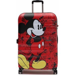 Velký tvrdý kufr American Tourister Wavebreaker Disney 85673-6976-1CNU Mickey Comics Red