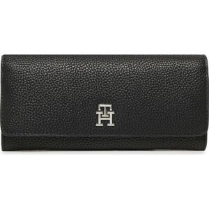 Velká dámská peněženka Tommy Hilfiger Th Emblem Large Flap Wallet AW0AW14221 BDS