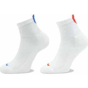 Sada 2 párů dámských nízkých ponožek Puma Women Heart Short Sock 2P 938020 Bílá