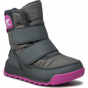 Sněhule Sorel Childrens Whitney II Strap Wp NC3919 Quarry/Grill 052