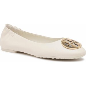 Baleríny Tory Burch Claire Ballet 147379 New Ivory/Silver/Gold 104